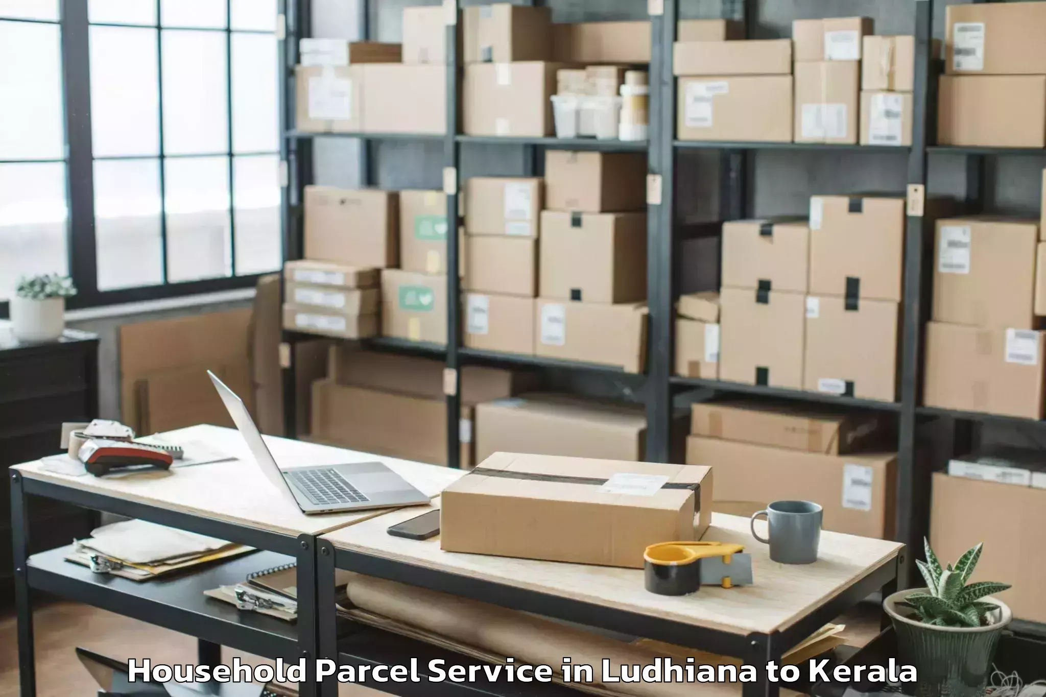 Hassle-Free Ludhiana to Lulu Mall Kochi Household Parcel